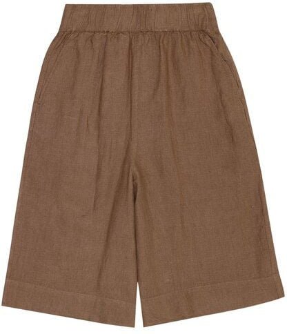 KnowledgeCotton Apparel EVE Culotte hohe Leinen-Shorts - GOTS/Vegan