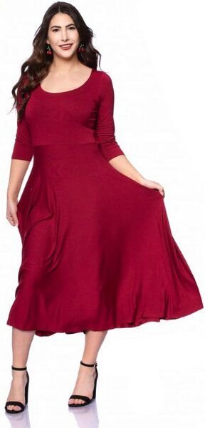 Ingoria AMANDA zeitloses Wendekleid in Midi Länge