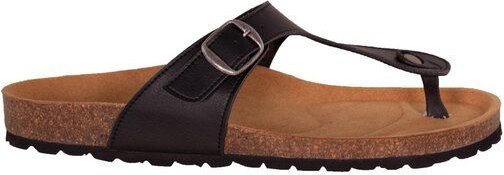 Shoezuu Vegan Vegane Zehentrenner Fußbett Sandalen aus Kork und Mikrofasern
