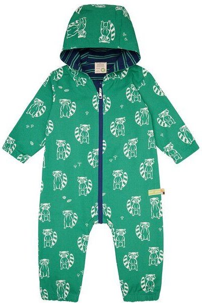 loud + proud Babys & Kinder Wasserabweisender Overall mit Druck, GOTS-zertifiziert