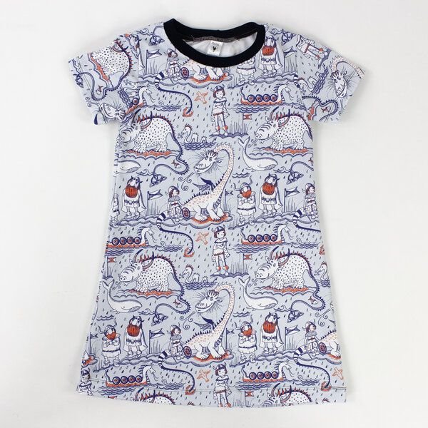 fuxandfriends Kinder-Shirtkleid aus kuschelweichem Jersey