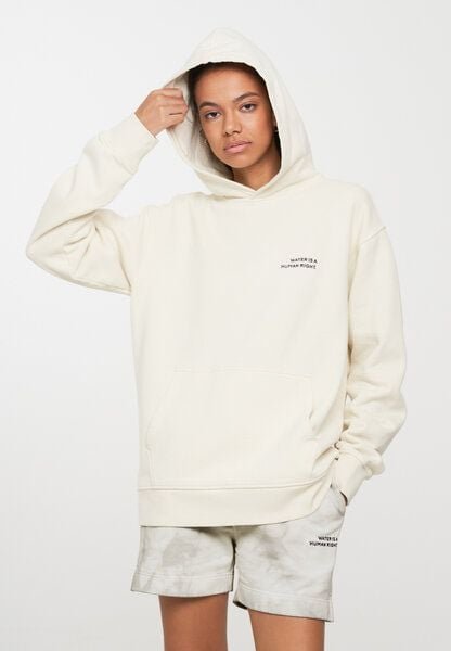 Unisex Hoodie Baumwolle (Bio, recycled) | DRINK WATER HOODIE recolution