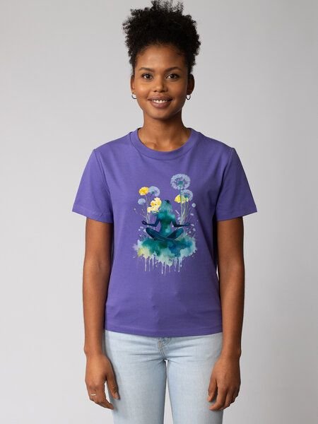 watapparel T-Shirt Frauen Yoga & Meditation