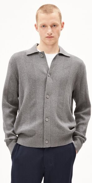 ARMEDANGELS VAALOMES - Herren Strickjacke aus Bio-Baumwoll Mix