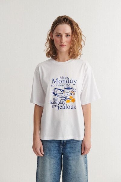 Basic Apparel Raja AWESOME T-Shirt aus Bio-Baumwolle