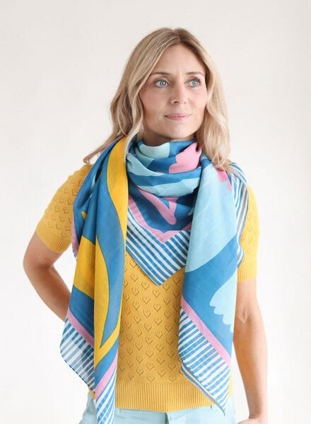 Djian Tuch aus 100% Bio-Baumwolle – Three Blossoms