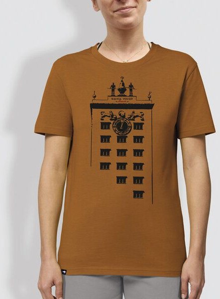 little kiwi Frauen T-Shirt, "Turmuhr", Roasted Orange