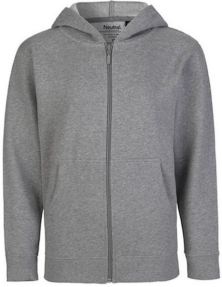 Neutral® Neutral Kinder Sweatjacke Hoodie Kapuzenpullover Kapuzenpulli Sweater