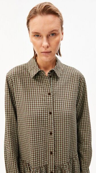 ARMEDANGELS VICHY SEERSUCKER Damen 100% Bio-Baumwolle