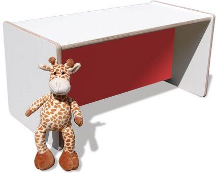 Die Schreiner Christoph Siegel ELI Wendetisch/Bank - Mini - Weiß mit bunter Sitzfläche