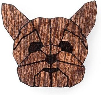 BeWooden Brosche aus Holz - YorkShire | Mode Schmuck