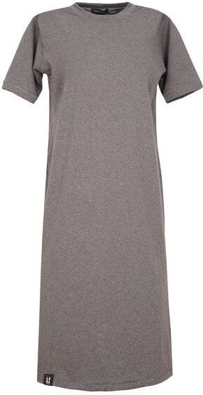 Lena Schokolade Kleid Anthrazit meliert aus Bio-Jersey