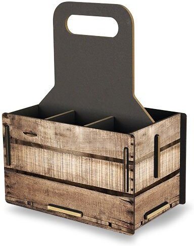 Werkhaus GmbH Weinkiste als Flaschenträger