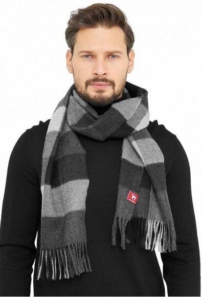 Apu Kuntur Schal aus Baby-Alpaka - KARO