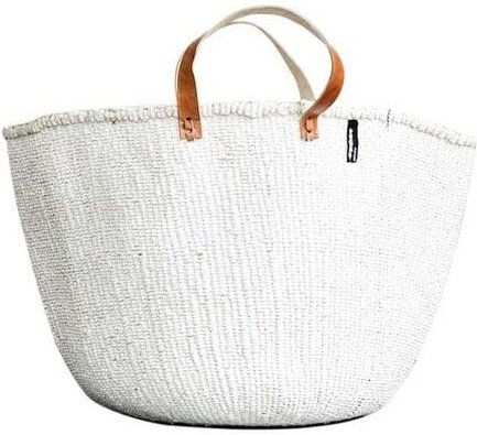 KIONDO Körbe XXL - 3in1 Sisal Tragetasche, Aufbewahrungs- & Pflanzkorb - Mifuko