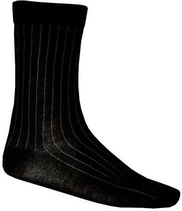 FÄDD Unisex Socken aus Bio-Baumwolle "Streifenadel" Schwarz oder Navy