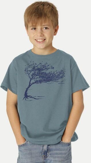 Peaces.bio - handbedruckte Biomode Bio-Kinder T-Shirt Windy Tree