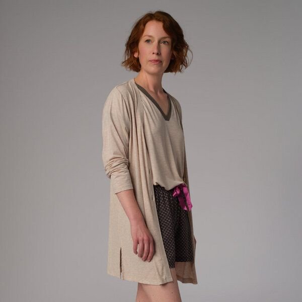 comazo Jacke langarm aus Micromodal / Elasthan