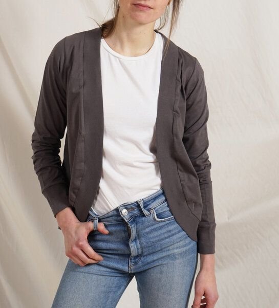 Lena Schokolade Jäckchen versch. Farben aus Bio-Baumwolle