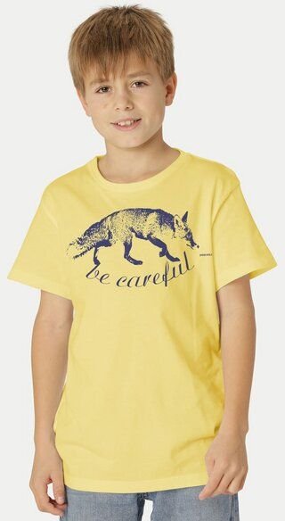 Peaces.bio - handbedruckte Biomode Bio-Kinder T-Shirt Be Careful