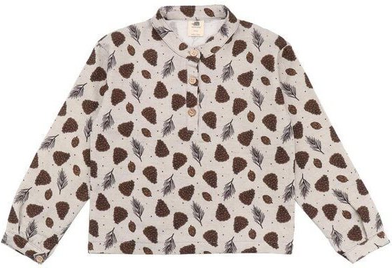 Langarmshirt Bio-Baumwolle Beige Walkiddy – Nachhaltig, GOTS-zertifiziert, allergikerfreundlich, umweltfreundlich, viels...