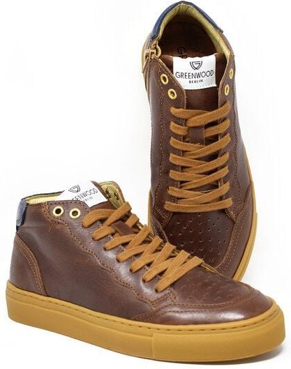 Greenwood Berlin GWB Sneaker Unisex Base high dunkelbraun