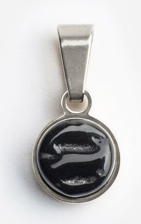 ALEXASCHA Kettenanhänger aus Glas | Mix & Match Charms | Silber