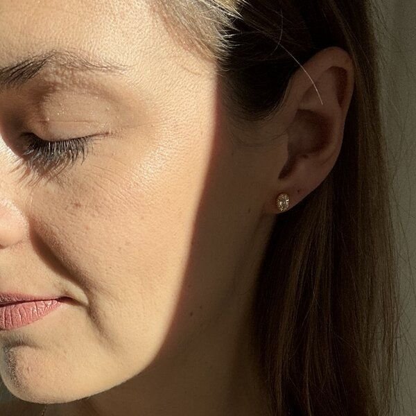 MOANINA Ohrringe Milano - 925 Silber/18k Gold Vermeil