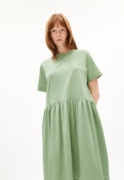 Thumbnail - ARMEDANGELS FELIAA MERCERIZED - Damen Jerseykleid aus Bio-Baumwolle