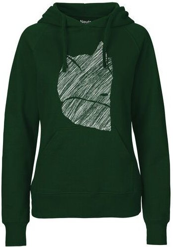 ilovemixtapes Fair gehandelter Bio Frauen Hoodie "Fuchs 2.0" vegan, organic & fair