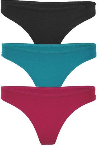 Frija Omina 3er Set Bio-String Pur uni