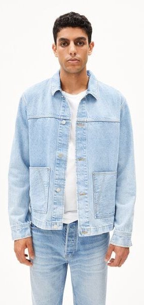 ARMEDANGELS EVAAN - Herren Jeansjacke aus Bio-Baumwoll Mix