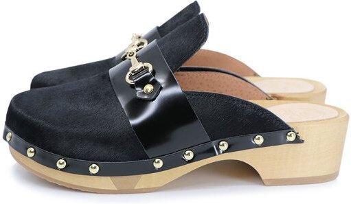 CAVALLINO - flexible Sohle mit Ziertrense - Premium Holz Clogs von me&myClogs - low heel