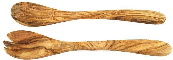 Thumbnail - Olivenholz erleben Salatbesteck aus Olivenholz