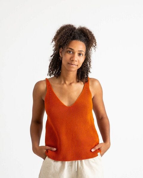 Matona Gestricktes Tank Top für Frauen aus Bio-Baumwolle / Knit Tank
