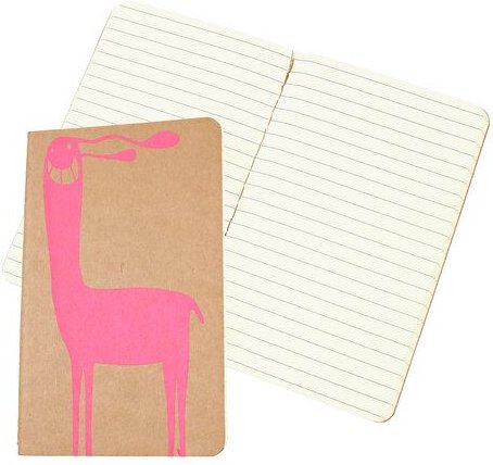 HANDGEDRUCKT "Lamer" naturfarbenes Heftchen ca. DIN A6, liniert