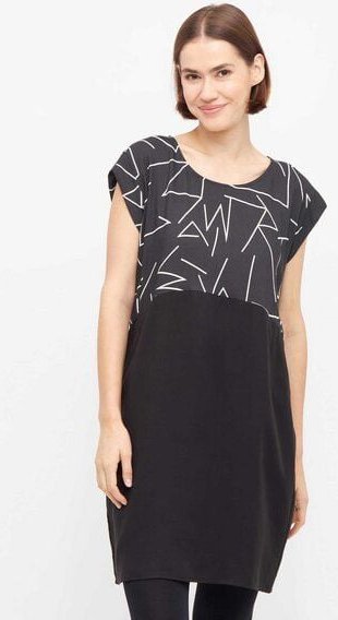 WiDDA berlin Schwarzes Shiftkleid TOO LINES aus TENCEL® und ECOVERO®