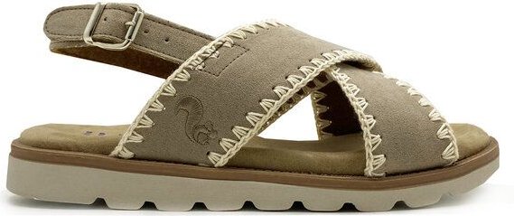 Vegane thies ® Rec Soft Woven Sandale aus recycled PES