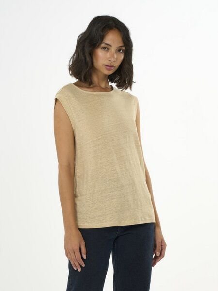 KnowledgeCotton Apparel Shirt VIOLET aus Bio-Leinen