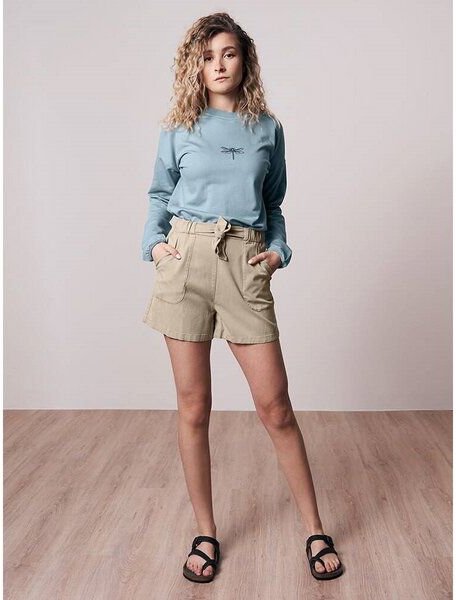 bleed Easyaspie Lyocell (TENCEL) Shorts Damen Sand