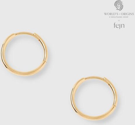 fejn jewelry Ohrringe 'simple huggie' schlichte Creole