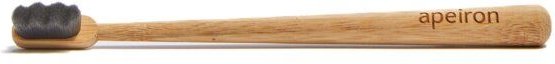 apeiron FINIDENT Bambus-Zahnbürste, schwarz, ultra feine Borsten