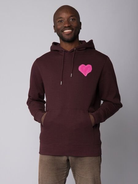 watapparel Hoodie Unisex Pink Heart