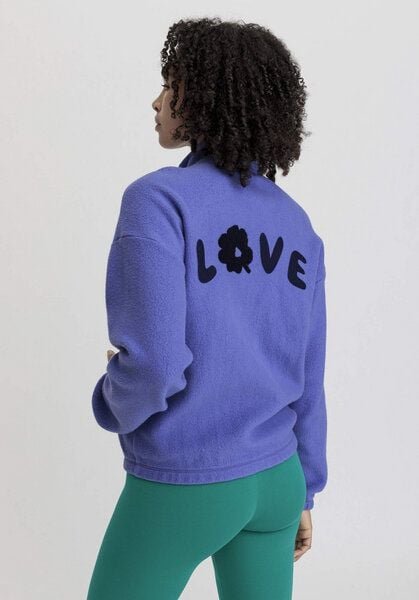 hessnatur Fleece Jacke Relaxed ACTIVE LIGHT aus reiner Bio-Baumwolle