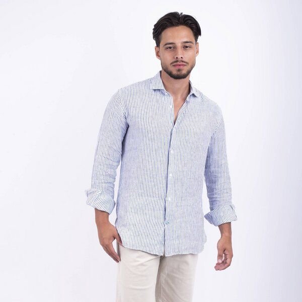 Panareha CORSICA Gestreiftes Leinen Hemd