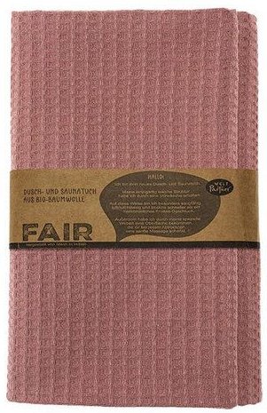 weltPartner Dusch- und Saunatuch, Bio-Baumwolle, 100x150 cm