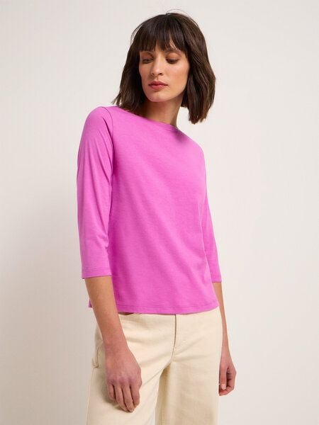 LANIUS U-Boot Shirt mit 3/4-Arm aus Bio-Baumwolle