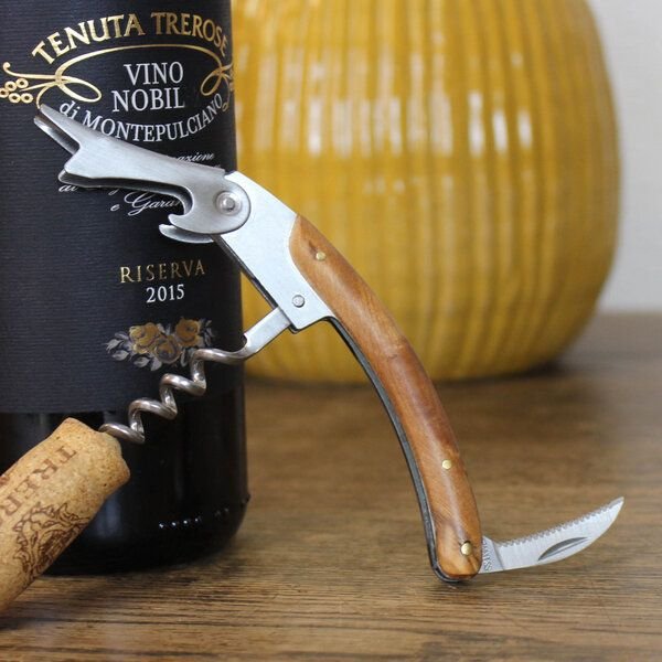 Mitienda Shop Korkenzieher aus Holz und Metall