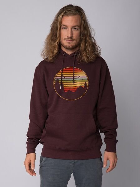 watapparel Hoodie Unisex Sunset Berge & Tannen
