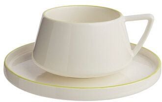 TRANQUILLO Tasse und Untertasse TINTED GRACE aus Porzellan 250 ml (POR7804, POR811, POR718)